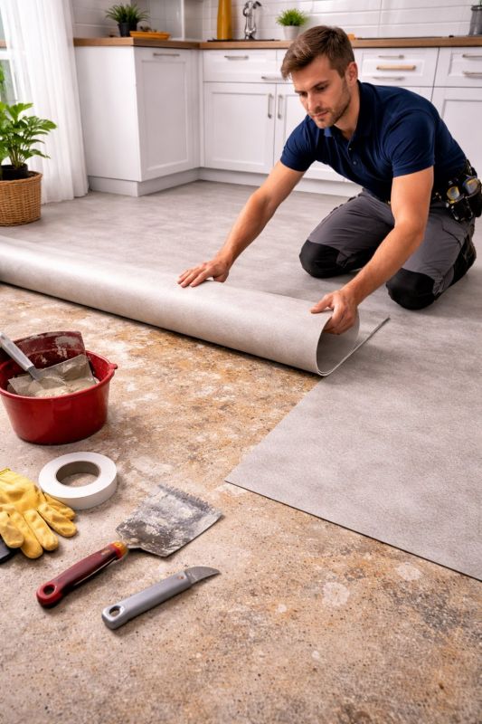 Linoleum Floor Installation in Dover, FL