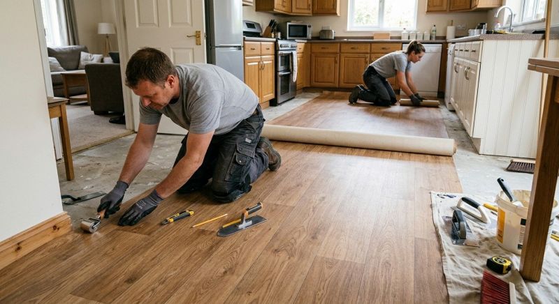 Linoleum Flooring Replacement in Riverview, FL