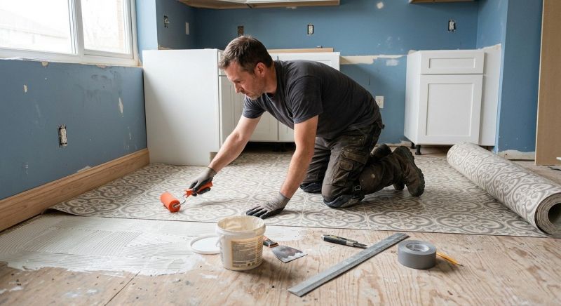 Sheet Linoleum Installation in Dover, FL